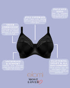 ELOMI CATE UNDERWIRE FULL CUP BRA