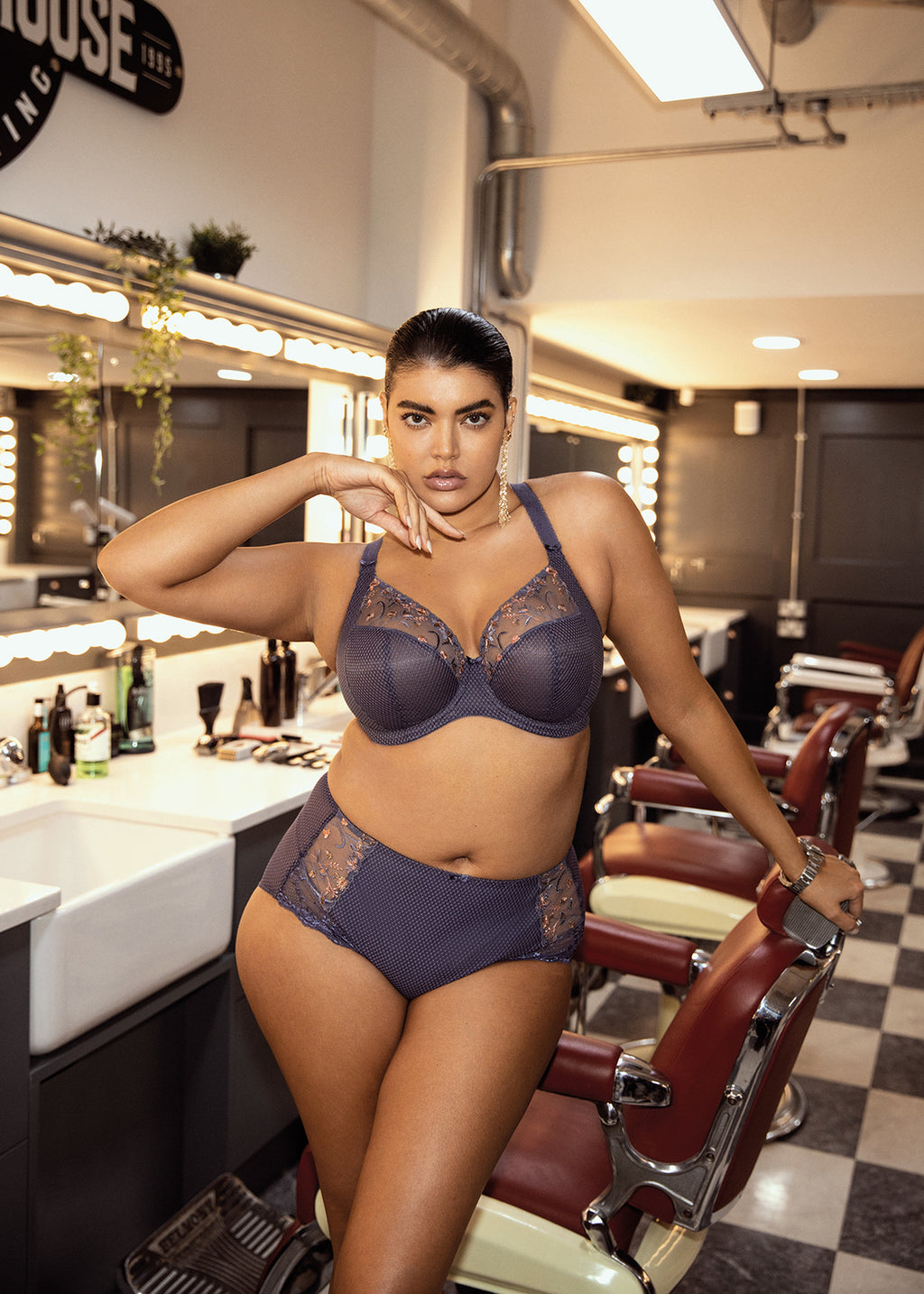 ELOMI CHARLEY UNDERWIRE PLUNGE BRA